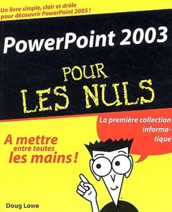 powerpoint 2003 1st edition doug lowe 2844275109, 978-2844275103