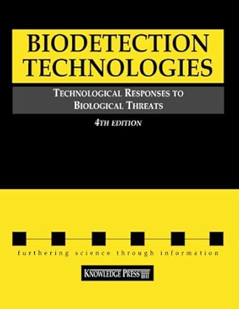 biodetection technologies technological responses to biological threats 1st edition knowledge foundation