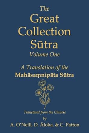 the great collection sutra volume one a translation of the mahasamnipata sutra 1st edition alexander james