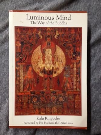 luminous mind the way of the buddha 1st edition kyabje kalu rinpoche ,his holiness the dalai lama 0861711181,