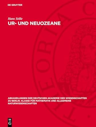ur und neuozeane 1st edition hans stille 3112759702, 978-3112759707