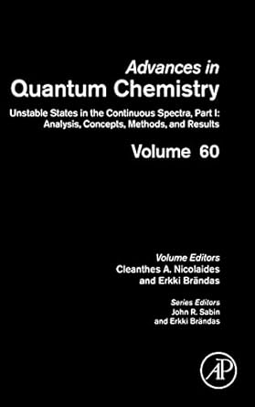 unstable states in the continuous spectra analysis concepts methods and results 1st edition cleanthes