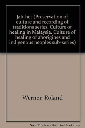 jah het 1st edition roland werner 9831000072, 978-9831000076
