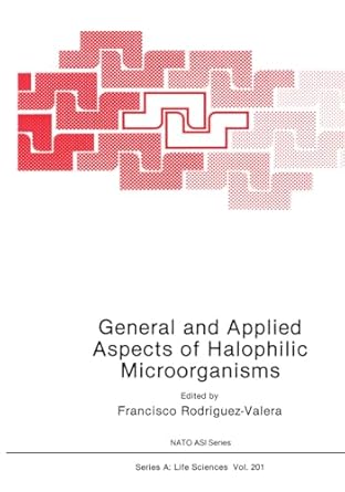 general and applied aspects of halophilic microorganisms 1st edition francisco rodriguez valera 030643816x,