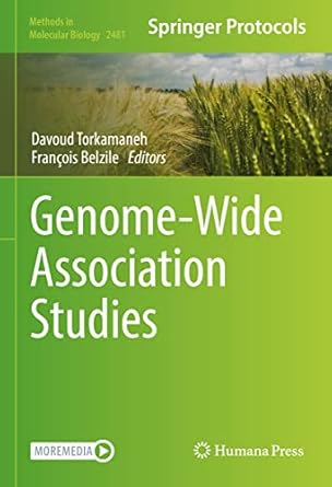 genome wide association studies 1st edition davoud torkamaneh ,francois belzile 1071622366, 978-1071622360