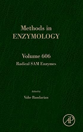radical sam enzymes 1st edition vahe bandarian 0128127945, 978-0128127940