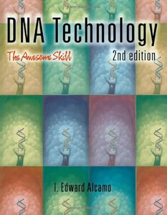 dna technology the awesome skill 1st edition i edward alcamo 0120489201, 978-0120489206