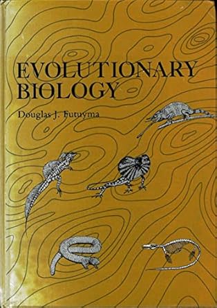 evolutionary biology 1st edition douglas j futuyma 0878931996, 978-0878931996