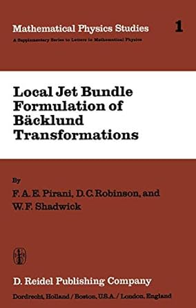 local jet bundle formulation of backland transformations with applications to non linear evolution equations