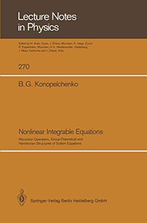 nonlinear integrable equations recursion operators group theoretical and hamiltonian structures of soliton