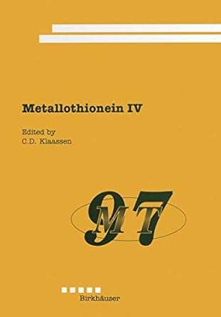 metallothionein iv 1st edition c klaasen 3034897995, 978-3034897990
