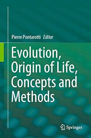 evolution origin of life concepts and methods 1st edition pierre pontarotti 3030303624, 978-3030303624