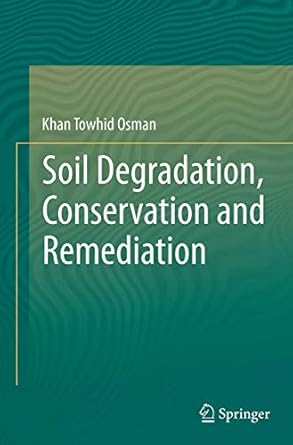 soil degradation conservation and remediation 1st edition khan towhid osman 9402402802, 978-9402402803