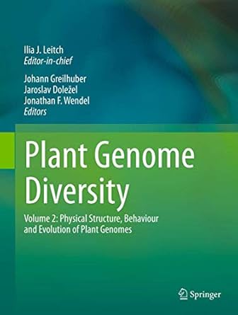 plant genome diversity volume 2 physical structure behaviour and evolution of plant genomes 1st edition ilia