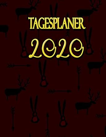tagesplaner 2020 tages kalender 2020 grosszugiges a4 format pro tag eine seite 1st edition kalender tiere