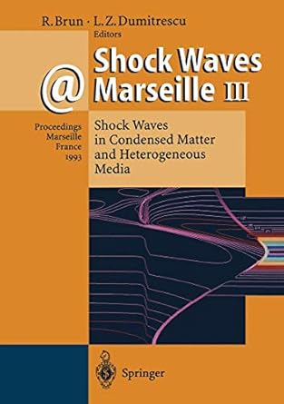 shock waves marseille iii shock waves in condensed matter and heterogeneous media 1st edition raymond brun