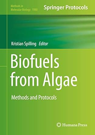biofuels from algae methods and protocols 1st edition kristian spilling 1493994158, 978-1493994151