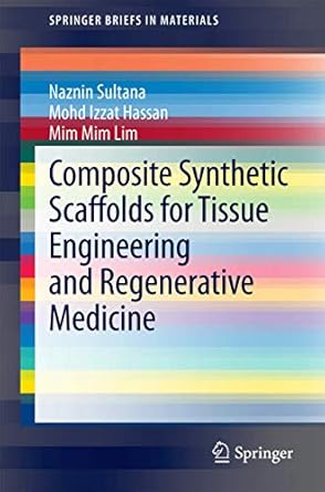 composite synthetic scaffolds for tissue engineering and regenerative medicine 1st edition naznin sultana
