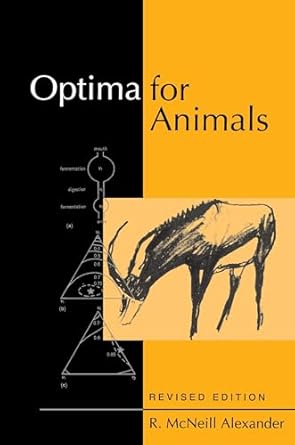 optima for animals 1st edition r mcneill alexander 0691027986, 978-0691027982