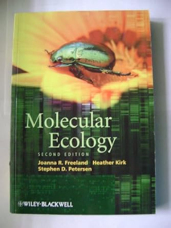 molecular ecology 1st edition joanna r freeland ,stephen d petersen ,heather kirk 0470748338, 978-0470748336