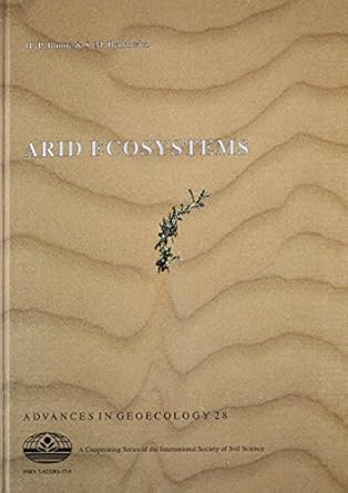 arid ecosystems 1st edition hans p blume 3923381379, 978-3923381371