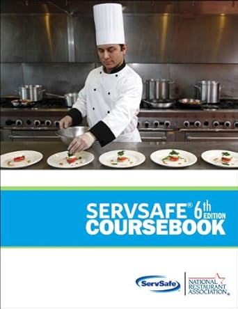servsafe coursebook with answer sheet 1st edition national restaurant association 0133077683, 978-0133077681