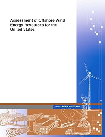 assessment of offshore wind energy resources for the united states 1st edition department of energy