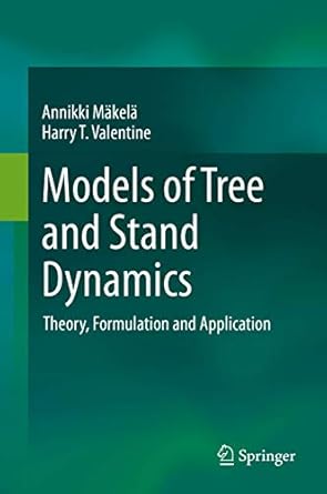 models of tree and stand dynamics 1st edition makela 3030357600, 978-3030357603