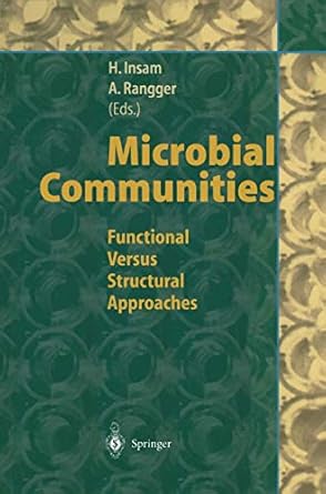 microbial communities functional versus structural approaches 1st edition heribert insam ,andrea rangger