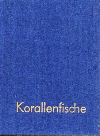 korallenfische 1st edition helmut bechtel 3784201202, 978-3784201207