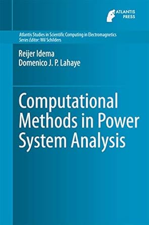 computational methods in power system analysis 1st edition reijer idema ,domenico j p lahaye 9462390630,