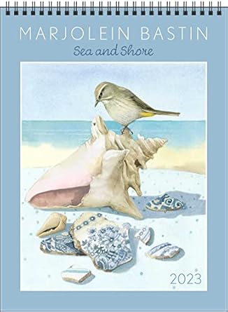 marjolein bastin 2023 wall calendar sea and shore 1st edition marjolein bastin 1524874140, 978-1524874148