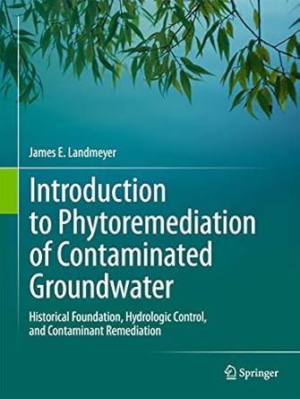 introduction to phytoremediation of contaminated groundwater historical foundation hydrologic control and