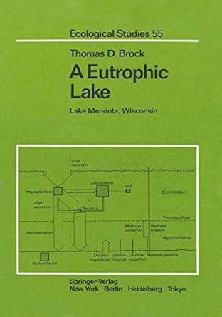 a eutrophic lake lake mendota wisconsin 1st edition thomas d brock 1461264510, 978-1461264514