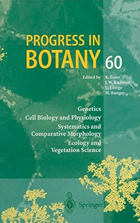 progress in botany genetics cell biology and physiology systematics and comparative morphology ecology and