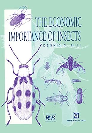 the economic importance of insects 1st edition dennis s hill 0412498006, 978-0412498008