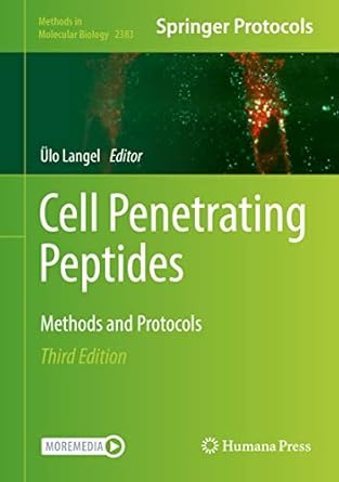 cell penetrating peptides methods and protocols 1st edition ulo langel 1071617516, 978-1071617519