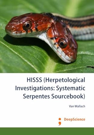 hisss 1st edition van wallach 9349307936, 978-9349307933