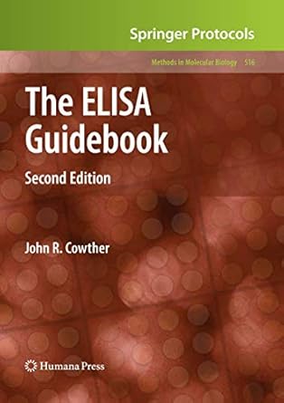 the elisa guidebook 1st edition john r crowther 1617378844, 978-1617378843