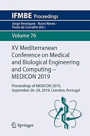 xv mediterranean conference on medical and biological engineering and computing medicon 2019 proceedings of