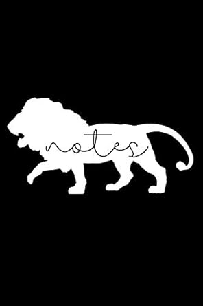 notes trendy lion lined journal 6x9 perfect gift for boys and adventure lovers 120 pages notebook for