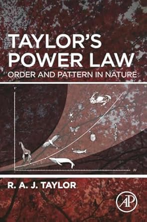 taylors power law order and pattern in nature 1st edition r a j taylor 0128109874, 978-0128109878