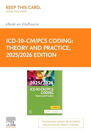icd 10 cm/pcs coding theory and practice   elsevier e book on vitalsource 1st edition elsevier inc