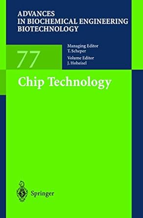 chip technology 1st edition jorg hoheisel 3540432159, 978-3540432159