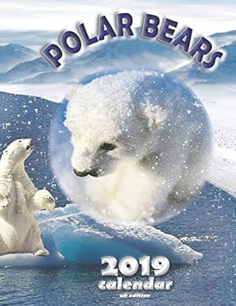 polar bears 2019 calendar 1st edition wall craft calendars 1642522074, 978-1642522075