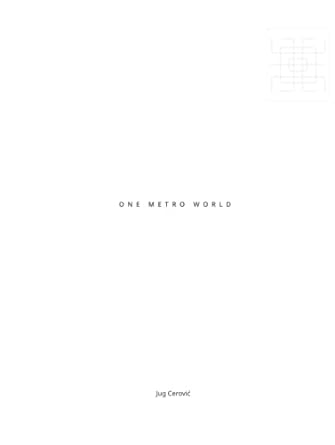 one metro world 1st edition jug cerovic 2956182277, 978-2956182276