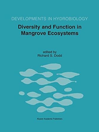 diversity and function in mangrove ecosystems proceedings of mangrove symposia held in toulouse france 9 10