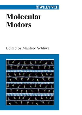molecular motors 1st edition manfred schliwa 3527305947, 978-3527305940