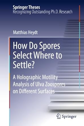 how do spores select where to settle a holographic motility analysis of ulva zoospores on different surfaces