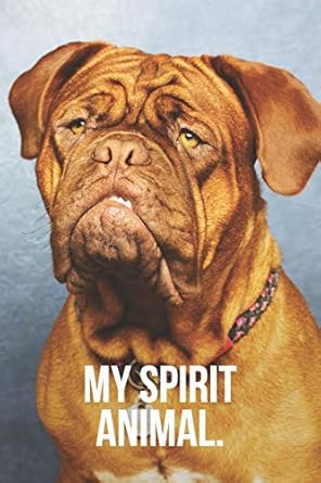 my spirit animal dogue de bordeaux journal 1st edition golding notebooks 1793185263, 978-1793185266